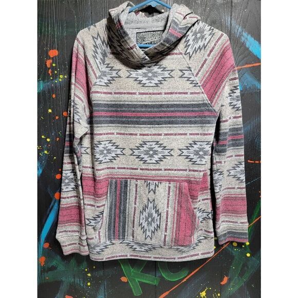 Brooklyn Cloth Mfg. Aztec‎ Style Pullover Hoodie  #009 - Picture 1 of 3